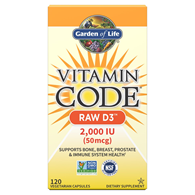 GARDEN OF LIFE Vitamin Code RAW D3 - Witamina D (120 kaps.)