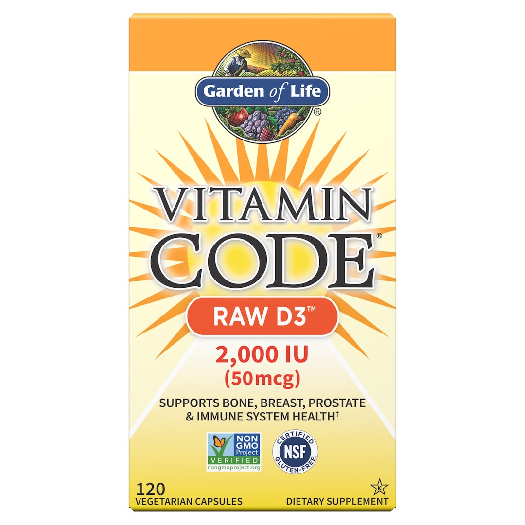 GARDEN OF LIFE Vitamin Code RAW D3 (120 caps)