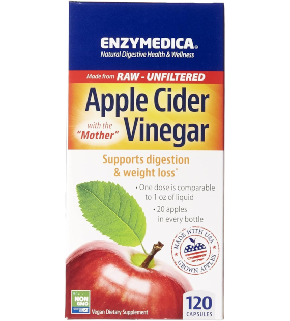 ENZYMEDICA Apple Cider Vinegar (120 kaps.)