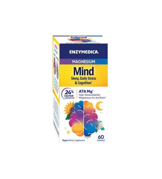 ENZYMEDICA Magnesium Mind Sleep, Daily Stress & Cognition (60 kaps.)