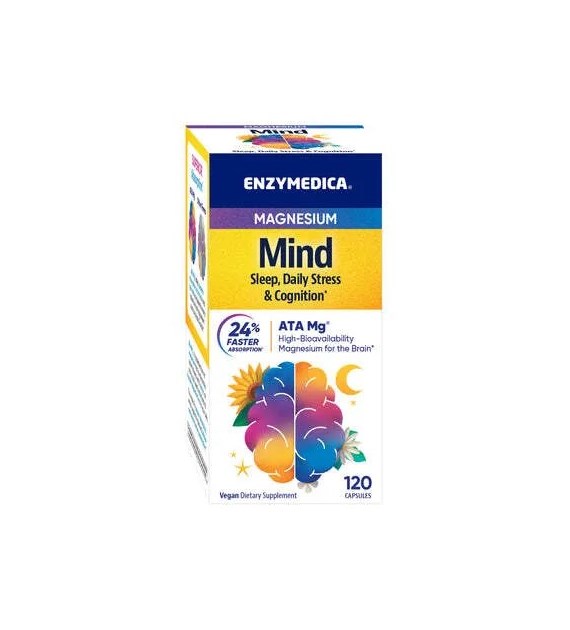ENZYMEDICA Magnesium Mind Sleep, Daily Stress & Cognition (120 caps.)