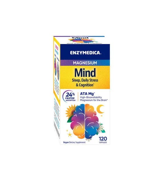 ENZYMEDICA Magnesium Mind Sleep, Daily Stress & Cognition (120 kaps.)