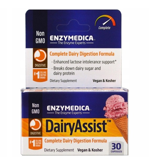 ENZYMEDICA DairyAssist (30 kaps.)