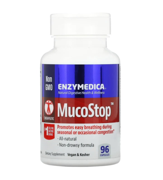ENZYMEDICA MucoStop (96 kaps.)