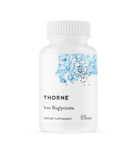 THORNE RESEARCH Iron Bisglycinate (60 caps)