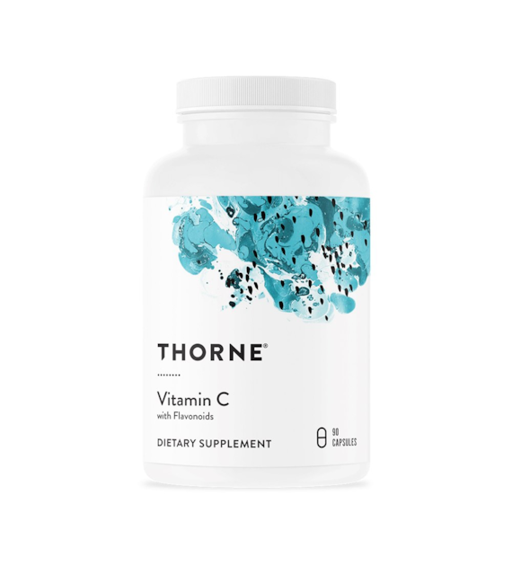 THORNE RESEARCH Vitamin C with Flavonoids - Witamina C z flawonoidami (90 kaps.)