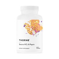 THORNE RESEARCH Betaine HCL & Pepsin - Betaina HCL & Pepsyna (225 kaps.)