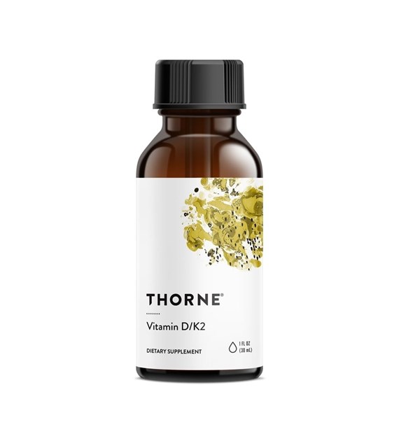 THORNE RESEARCH Vitamin D3+K2 Liquid (30 ml)