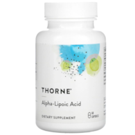 THORNE RESEARCH Alpha-Lipoic Acid - Kwas alfa-liponowy 300 mg (60 kaps.)