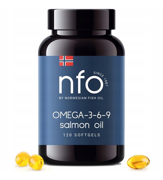 NFO Omega-3-6-9 Salmon Oil (120 caps)