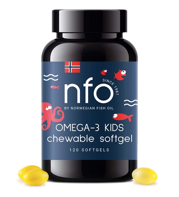 NFO Omega-3 Kids Chewable (120 caps)