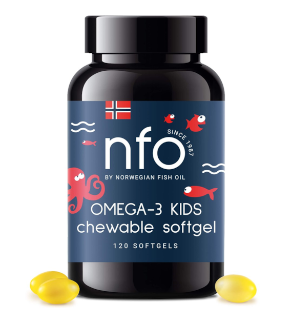 NFO Omega-3 Kids Chewable (120 kaps. miękkich do żucia)