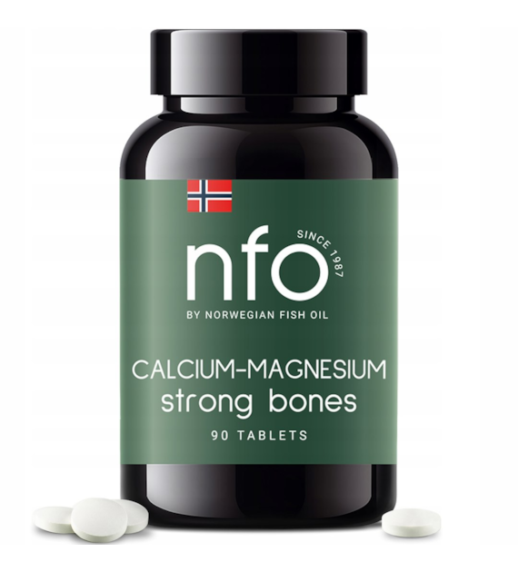 NFO Calcium-Magnesium - Wapń + Magnez (90 tabl.)
