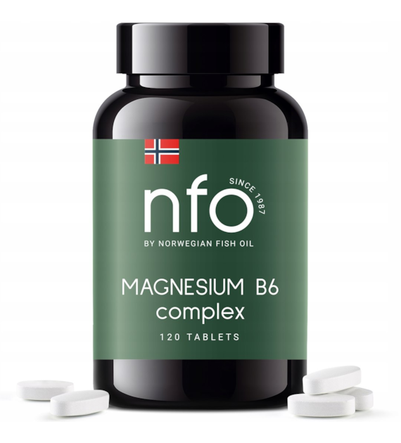 NFO Magnesium B6 - Magnez + B6 (120 tabl.)