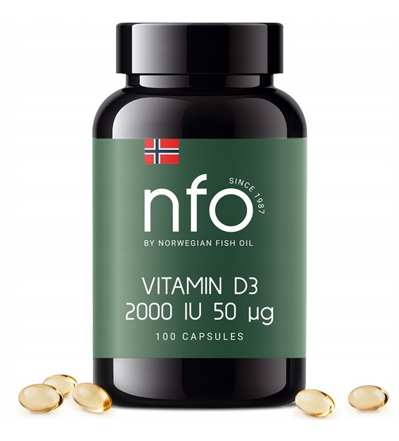 NFO Vitamin D3 2000 IU (100 kaps.)