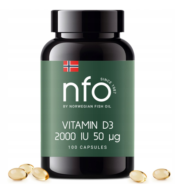 NFO Vitamin D3 2000 IU (100 kaps.)