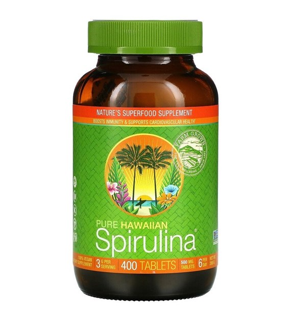 KENAY Hawaiian Spirulina, 500 mg (400 tabs)
