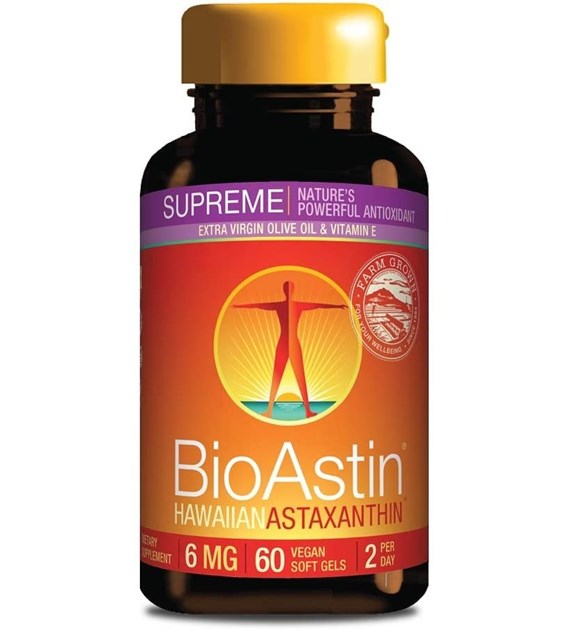 CYANOTECH CO Bioastin Supreme - astaxanthin, 6 mg (60 caps)