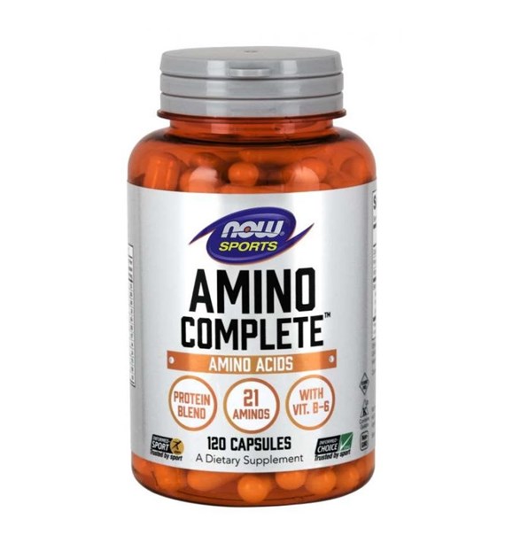 NOW FOODS Amino Complete - Kompleks Aminokwasów (120 kaps.)