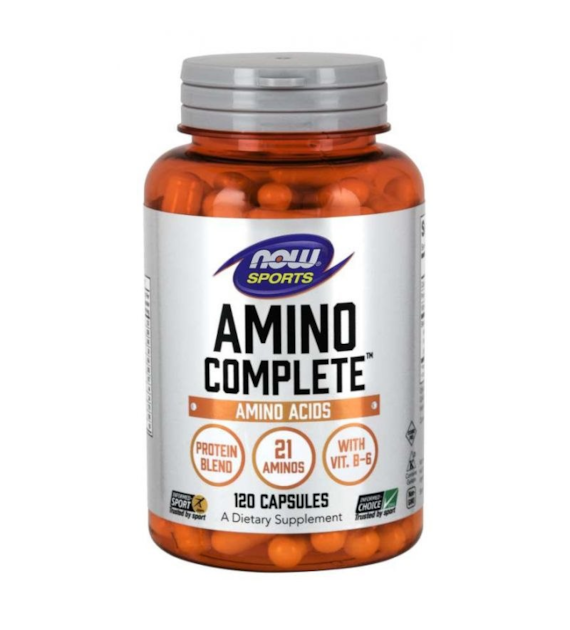NOW FOODS Amino Complete - Kompleks Aminokwasów (120 kaps.)