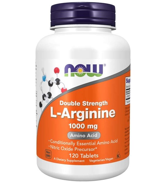 NOW FOODS Arginine, 1000 mg (120 tabs)