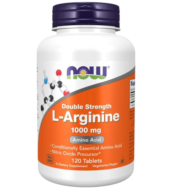 NOW FOODS Arginine, 1000 mg (120 tabs)