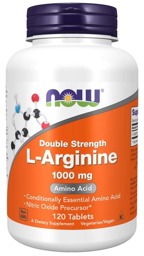 NOW FOODS Arginine, 1000 mg (120 tabs)