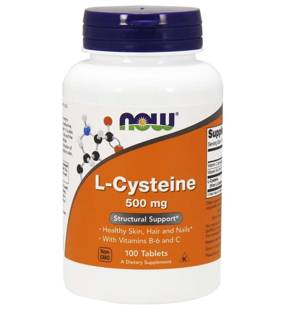 NOW FOODS Cysteine, 500 mg (100 tabs)