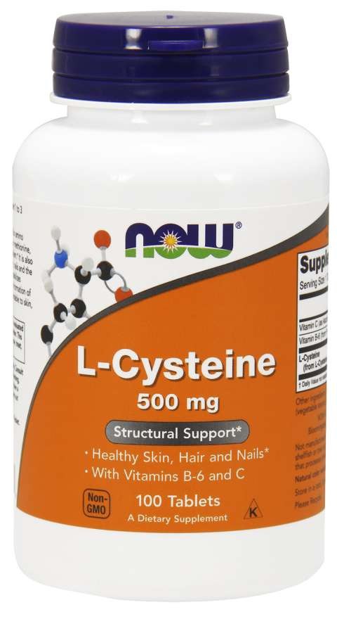 NOW FOODS Cysteine, 500 mg (100 tabs)