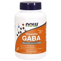 NOW FOODS Chewable GABA (90 tabs)