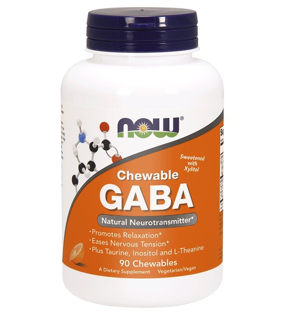 NOW FOODS Chewable GABA (90 tabs)