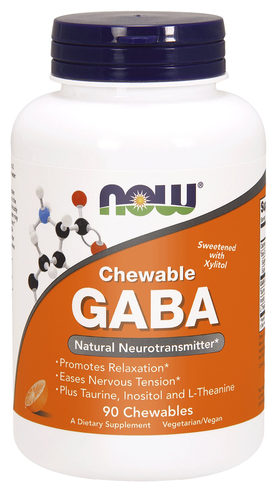NOW FOODS Chewable GABA (90 tabs)