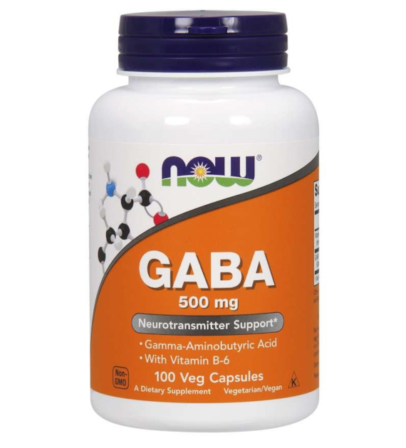 NOW FOODS GABA 500 mg (100 kaps.)