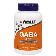 NOW FOODS GABA 750 mg (100 kaps.)