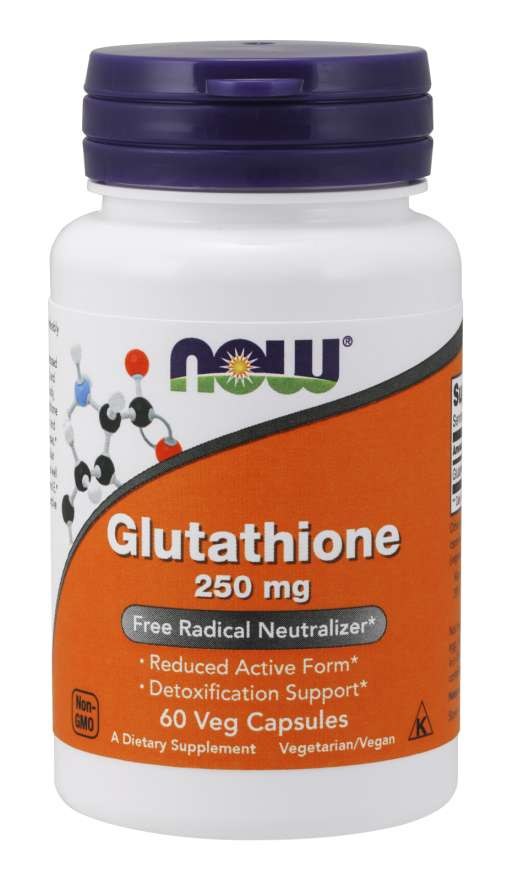 NOW FOODS Glutation 250 mg (60 kaps.)