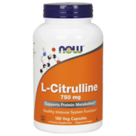 NOW FOODS Citrulline, 750 mg (180 vcaps)