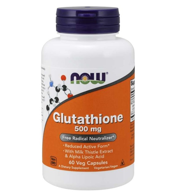 NOW FOODS Glutation 500 mg (60 kaps.)