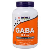 NOW FOODS GABA 750 mg (200 kaps.)