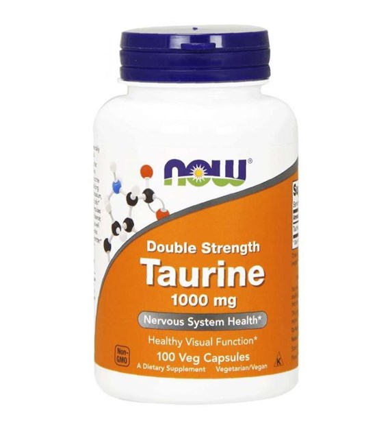 NOW FOODS Taurine, 1000 mg (100 vcaps)