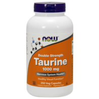 NOW FOODS Double Strength Taurine - Tauryna 1000 mg (250 kaps.)