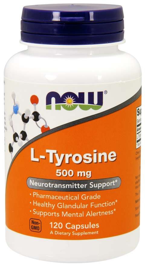 NOW FOODS L-Tyrosine 500 mg (120 kaps.)