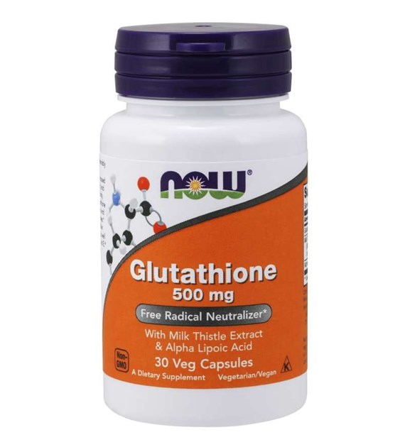 NOW FOODS Glutation 500 mg (30 kaps.)