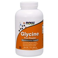NOW FOODS Glycine Pure Powder - Glicyna (454 g)