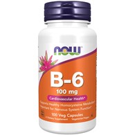 NOW FOODS B-6, 100 mg (100 vcaps)