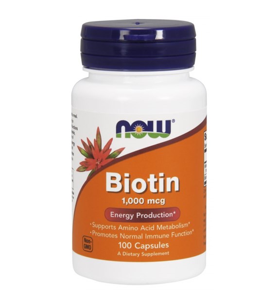 NOW FOODS Biotin, 1000 mcg (100 vcaps)