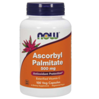 NOW FOODS Ascorbyl Palmitate, 500  mg  (100 vcaps)