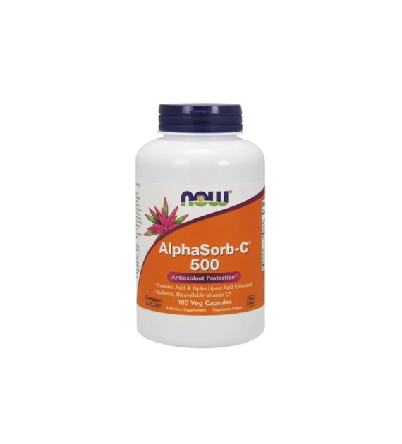 NOW FOODS Alphasorb-C , 500 mg (180 vcaps)