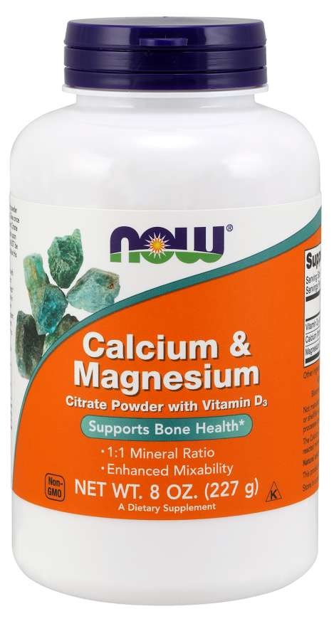 NOW FOODS Calcium & Magnesium (227 g)