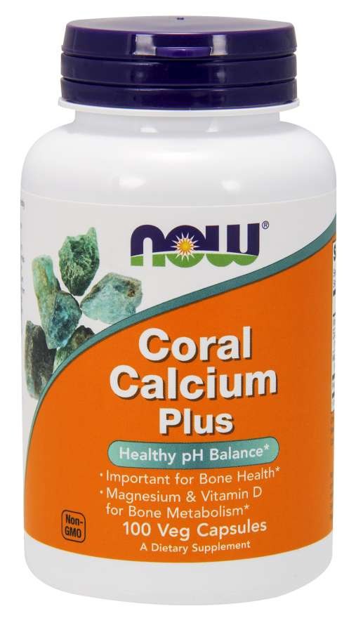NOW FOODS Coral Calcium Plus (100 kaps.)