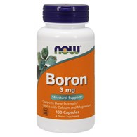 NOW FOODS Boron, 3 mg (100 vcaps)